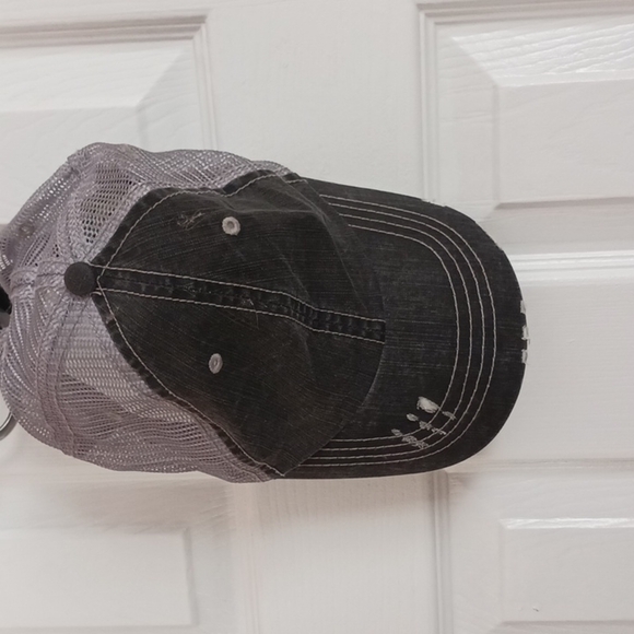 Frayed Flower Baseball Hat - Picture 1 of 4